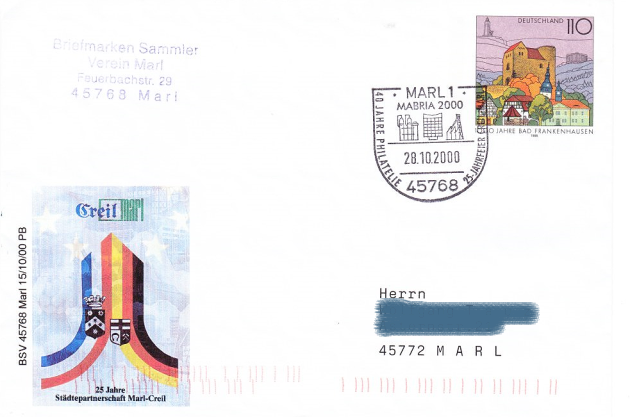 40 Jahre Philatelie 25 Jahre Creil-Marl