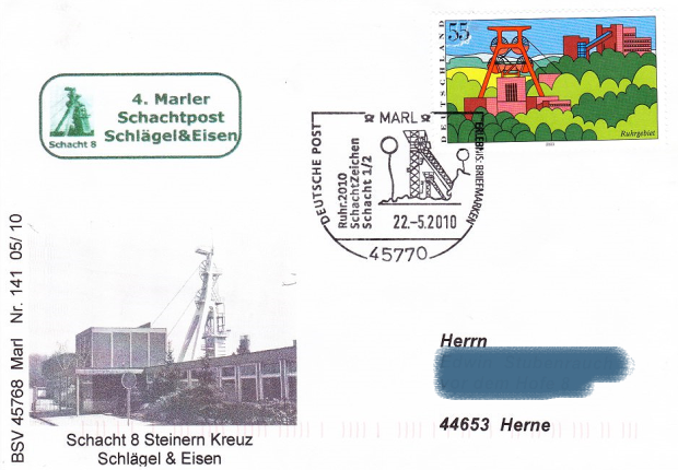 Ruhr 2010 Schacht Zeichen